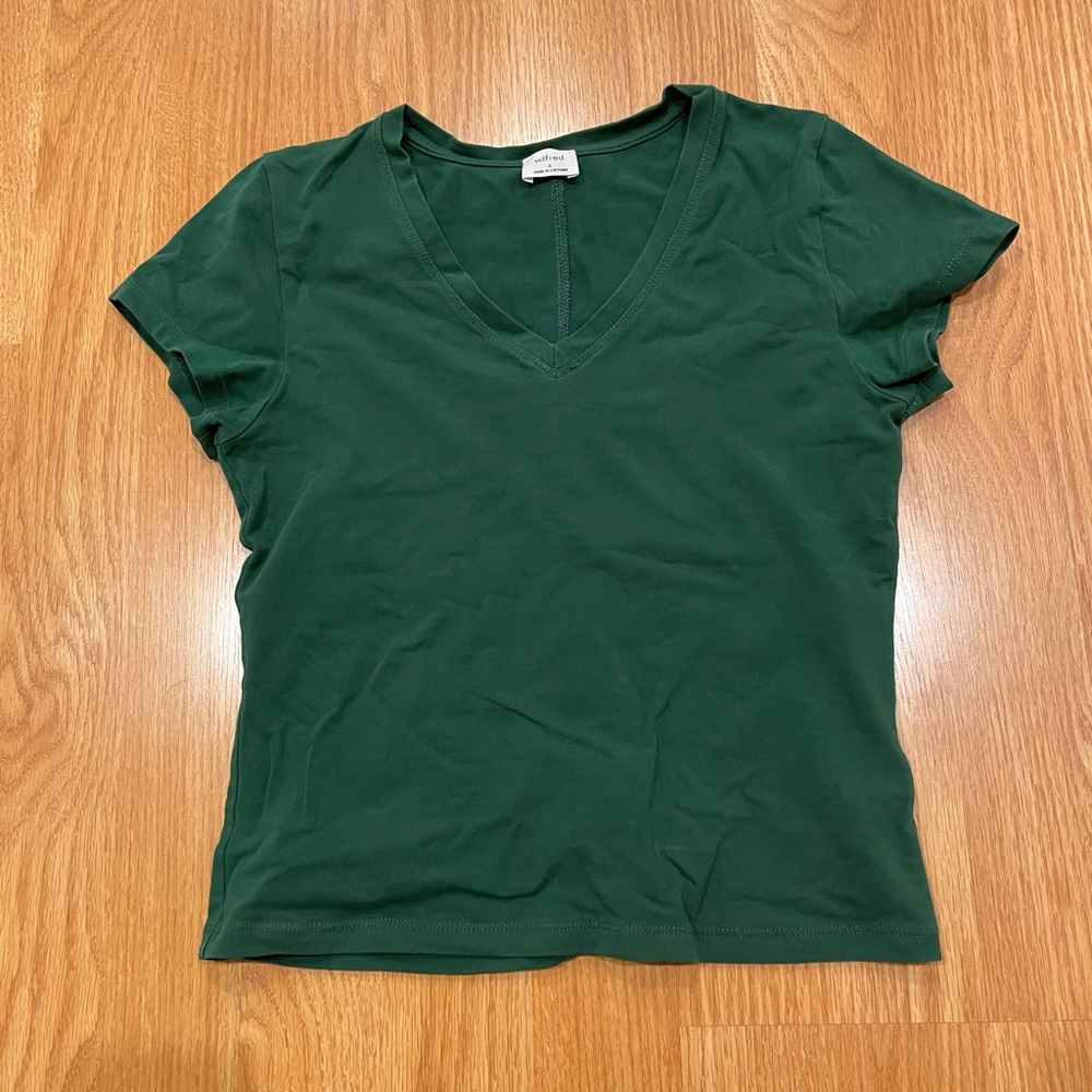 Aritzia Wilfred Crop Tee
